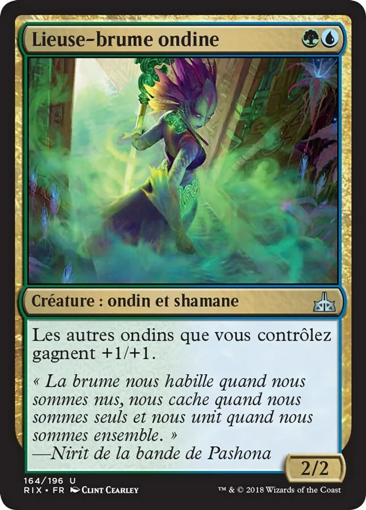 Lieuse-brume ondine — Rivals of Ixalan — Magic: The Gathering