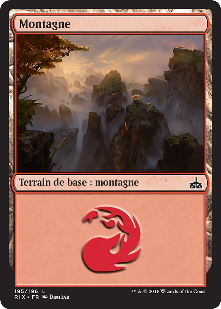 Montagne — Rivals of Ixalan — Magic: The Gathering