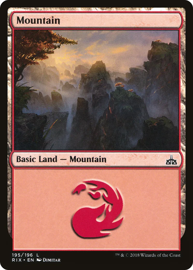 Montagne — Rivals of Ixalan — Magic: The Gathering
