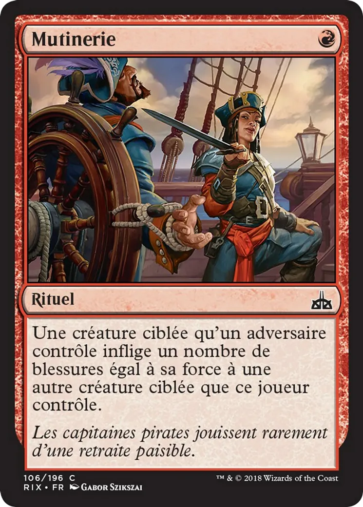 Mutinerie — Rivals of Ixalan — Magic: The Gathering