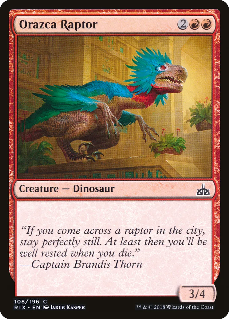 Orazca Raptor — Rivals of Ixalan — Magic: The Gathering