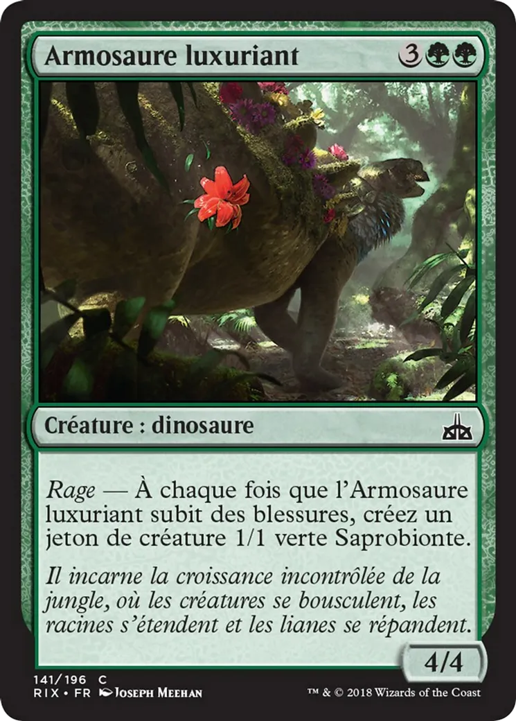 Armosaure luxuriant — Rivals of Ixalan — Magic: The Gathering