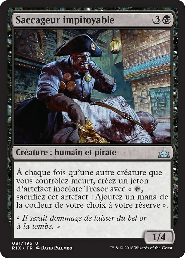 Saccageur impitoyable — Rivals of Ixalan — Magic: The Gathering