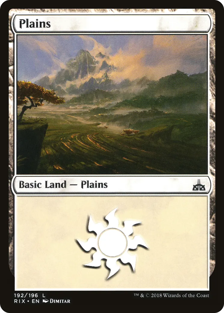 Plaine — Rivals of Ixalan — Magic: The Gathering