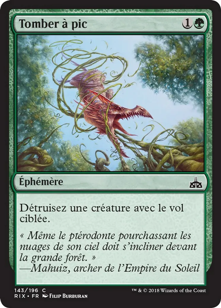 Tomber à pic — Rivals of Ixalan — Magic: The Gathering