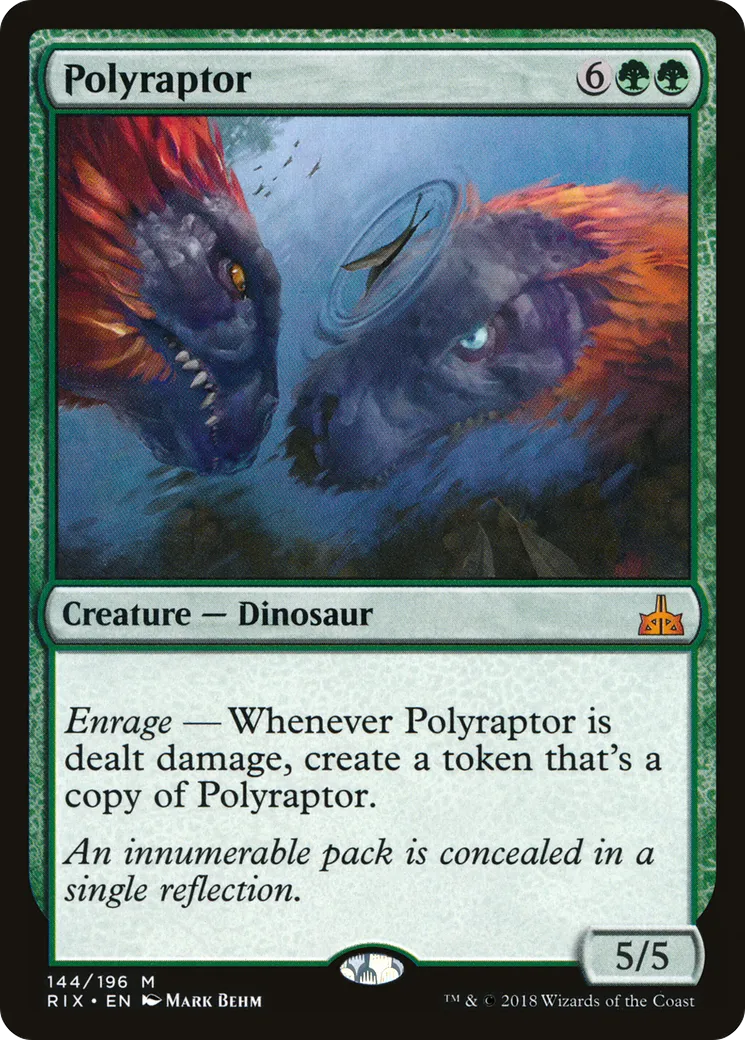 Polyraptor — Rivals of Ixalan — Magic: The Gathering