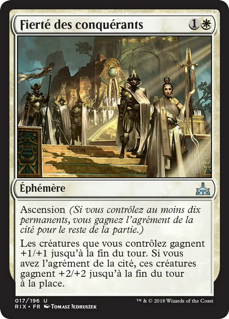 Fierté des conquérants — Rivals of Ixalan — Magic: The Gathering