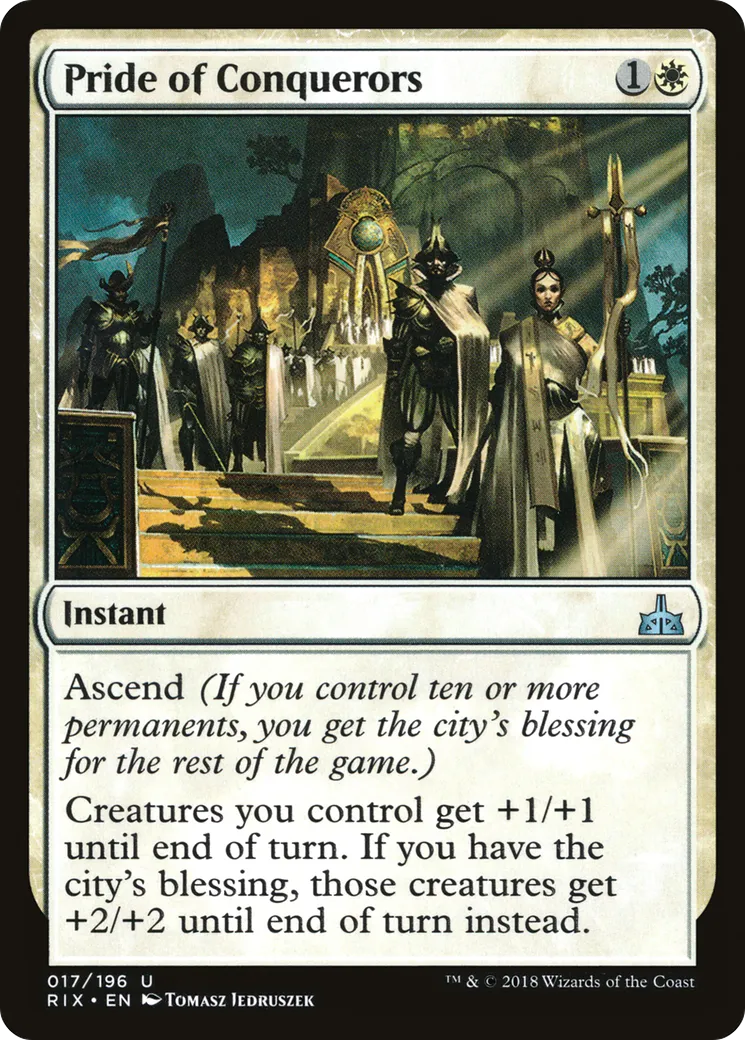 Pride of Conquerors — Rivals of Ixalan — Magic: The Gathering