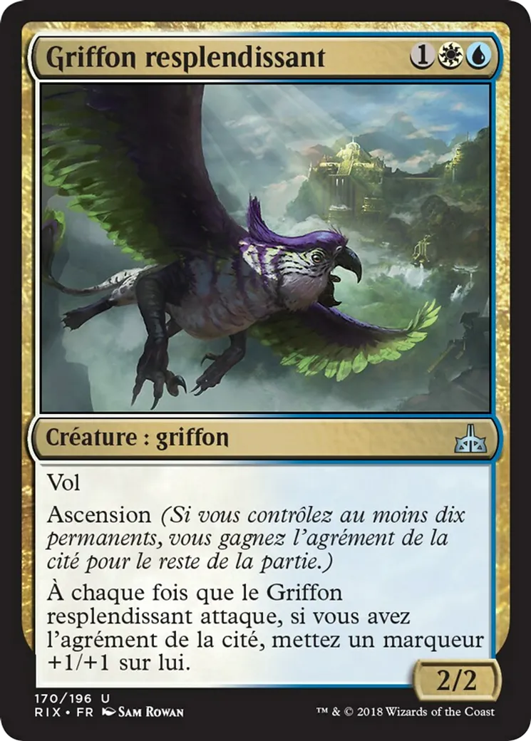 Griffon resplendissant — Rivals of Ixalan — Magic: The Gathering