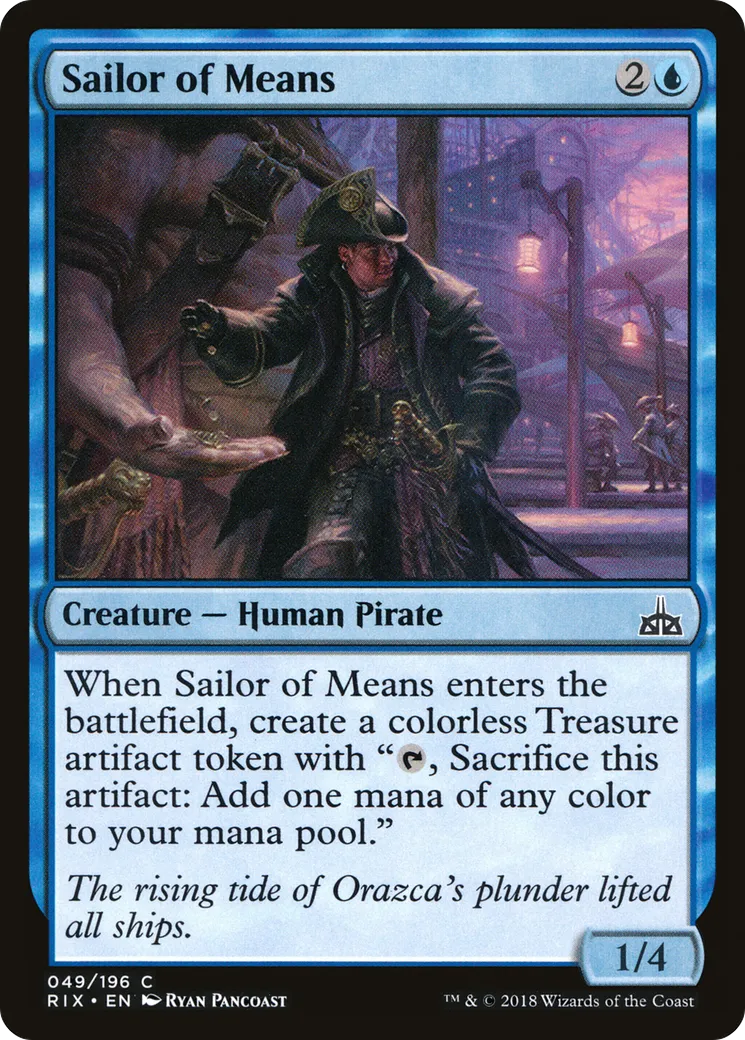Sailor of Means from Rivals of Ixalan - Magic: The Gathering