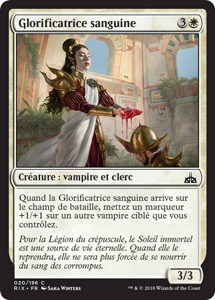 Glorificatrice sanguine — Rivals of Ixalan — Magic: The Gathering