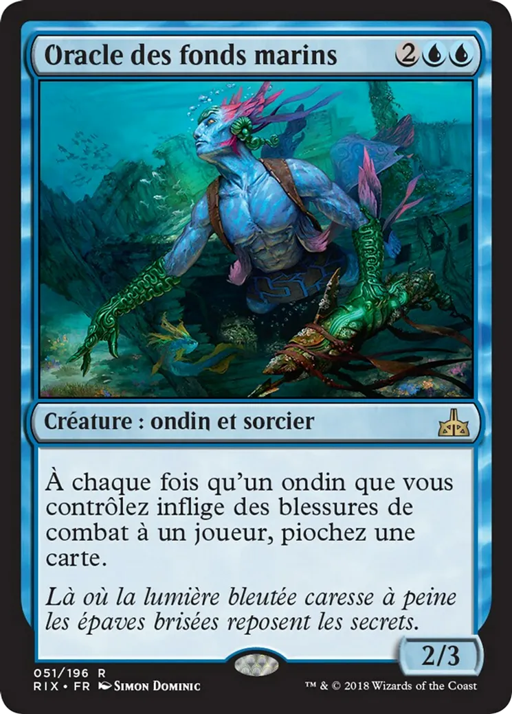 Oracle des fonds marins — Rivals of Ixalan — Magic: The Gathering