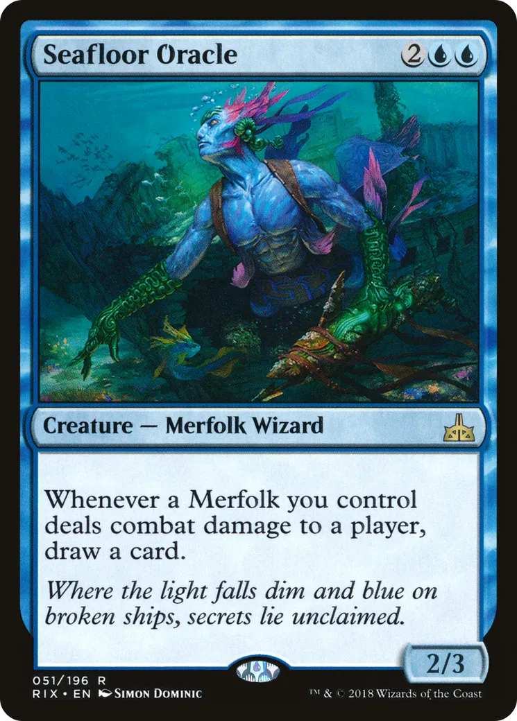 Seafloor Oracle — Rivals of Ixalan — Magic: The Gathering