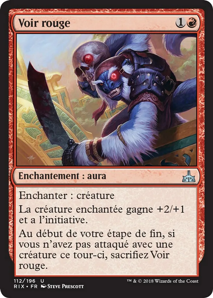Voir rouge — Rivals of Ixalan — Magic: The Gathering