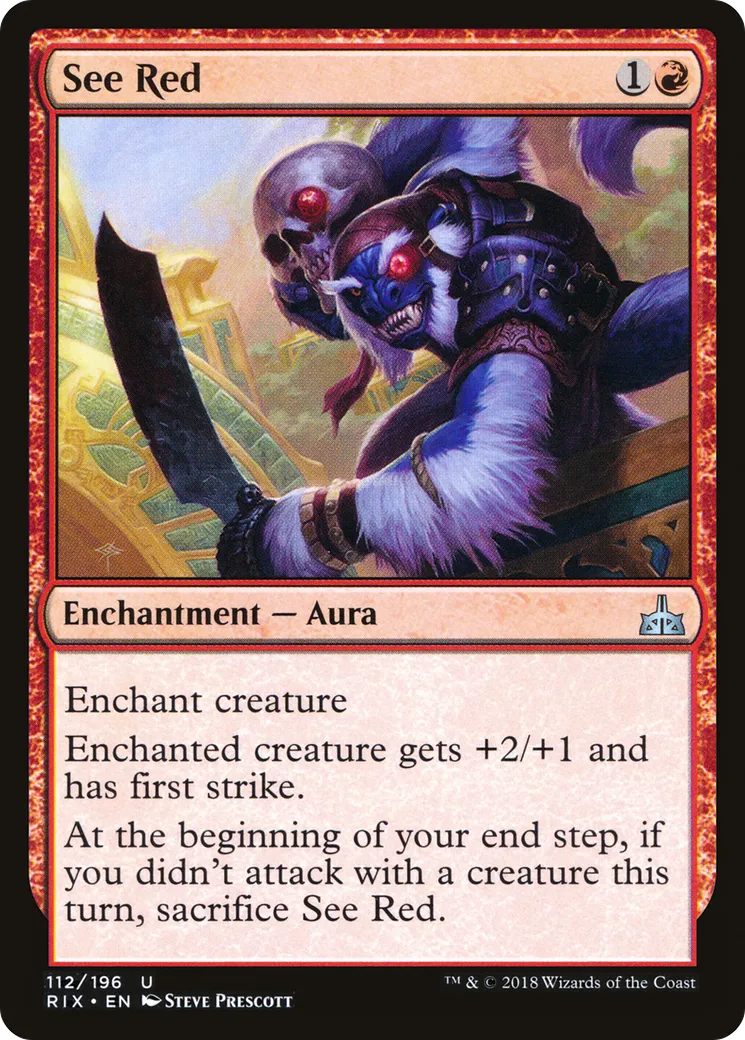 Voir rouge — Rivals of Ixalan — Magic: The Gathering