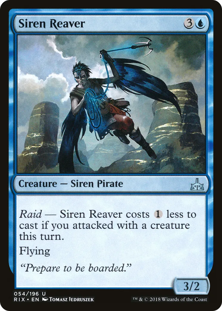 Siren Reaver — Rivals of Ixalan — Magic: The Gathering
