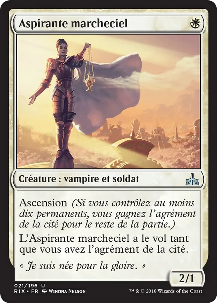 Aspirante marcheciel — Rivals of Ixalan — Magic: The Gathering