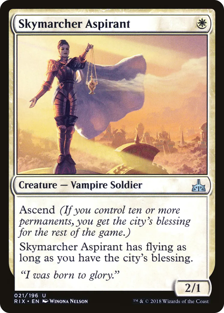 Skymarcher Aspirant — Rivals of Ixalan — Magic: The Gathering