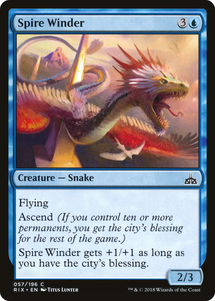 Enrouleur des tours — Rivals of Ixalan — Magic: The Gathering
