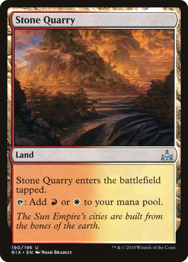 Carrière de pierre — Rivals of Ixalan — Magic: The Gathering
