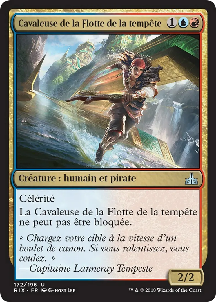 Cavaleuse de la Flotte de la tempête — Rivals of Ixalan — Magic: The Gathering