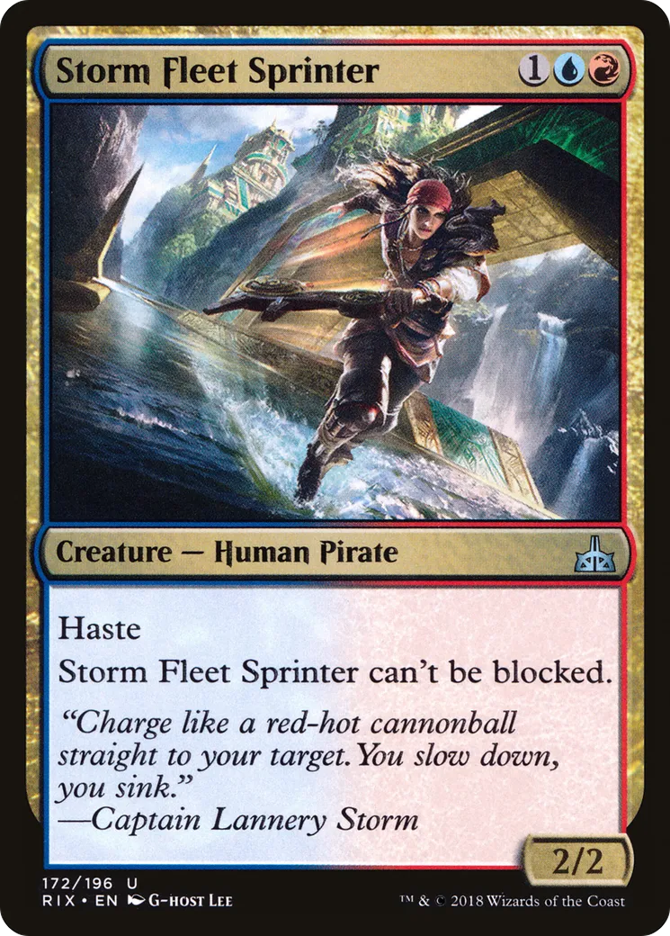 Cavaleuse de la Flotte de la tempête — Rivals of Ixalan — Magic: The Gathering