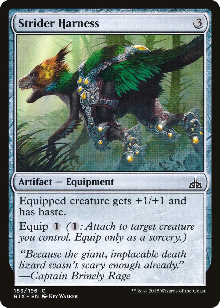 Harnais d'enjambeur — Rivals of Ixalan — Magic: The Gathering