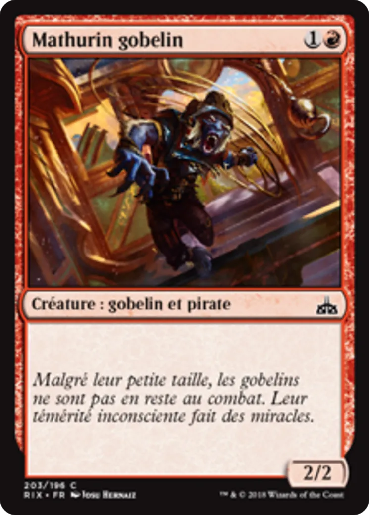 Mathurin gobelin — Rivals of Ixalan — Magic: The Gathering