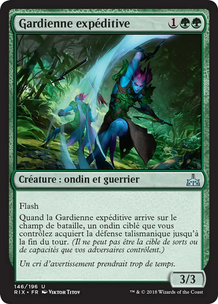 Gardienne expéditive — Rivals of Ixalan — Magic: The Gathering