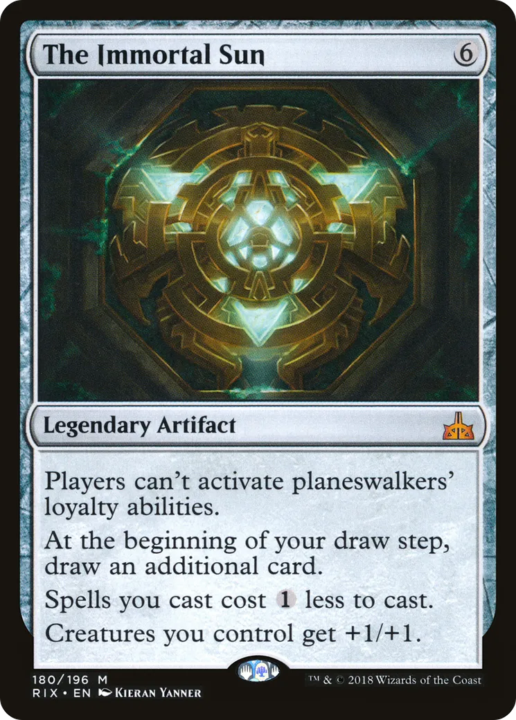 The Immortal Sun — Rivals of Ixalan — Magic: The Gathering