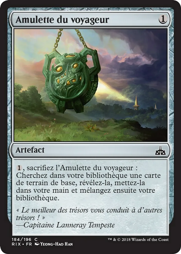 Amulette du voyageur — Rivals of Ixalan — Magic: The Gathering