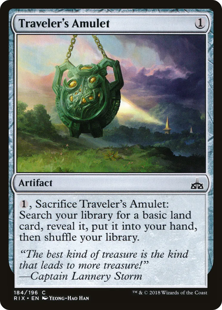 Traveler's Amulet — Rivals of Ixalan — Magic: The Gathering
