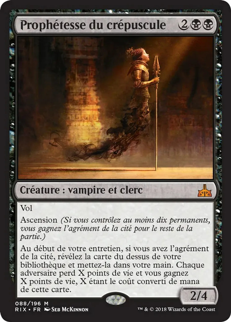 Prophétesse du crépuscule — Rivals of Ixalan — Magic: The Gathering