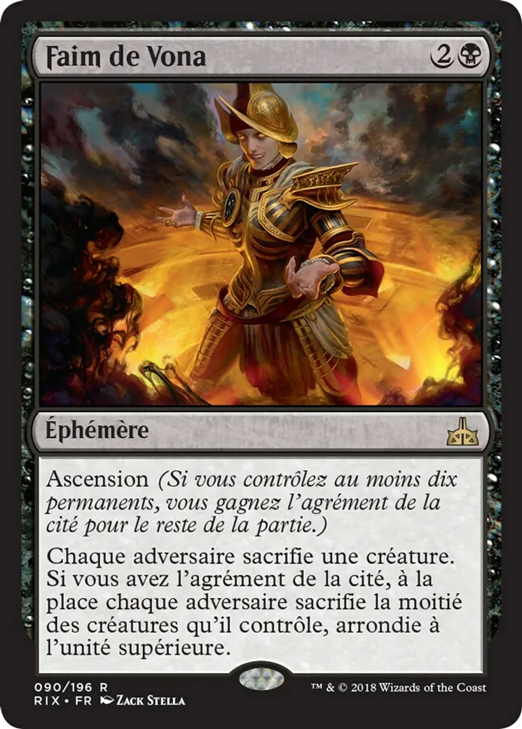 Faim de Vona — Rivals of Ixalan — Magic: The Gathering