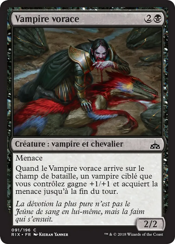 Vampire vorace — Rivals of Ixalan — Magic: The Gathering