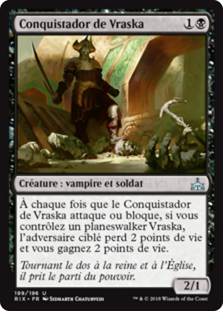 Conquistador de Vraska — Rivals of Ixalan — Magic: The Gathering