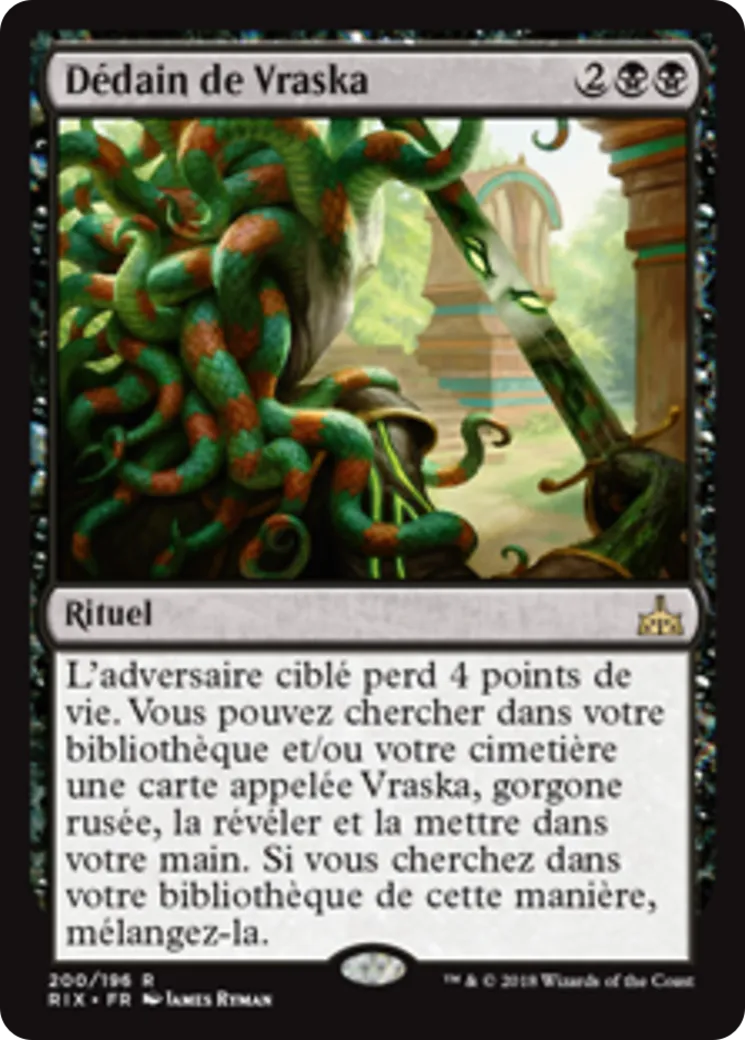 Dédain de Vraska — Rivals of Ixalan — Magic: The Gathering