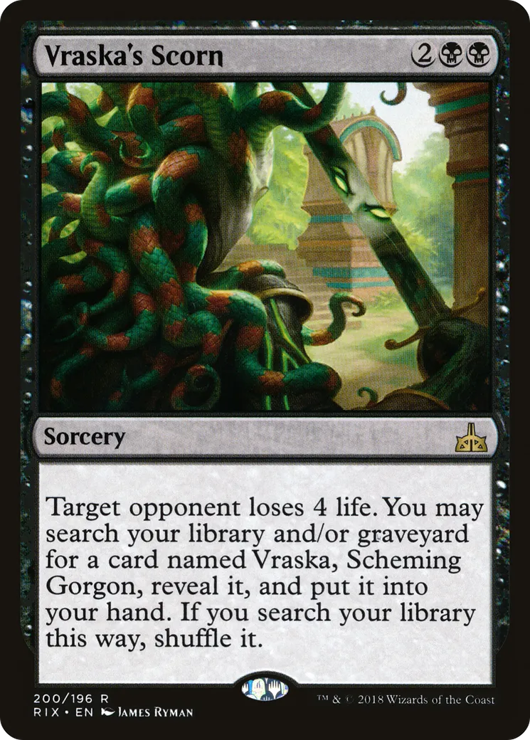 Vraska's Scorn — Rivals of Ixalan — Magic: The Gathering