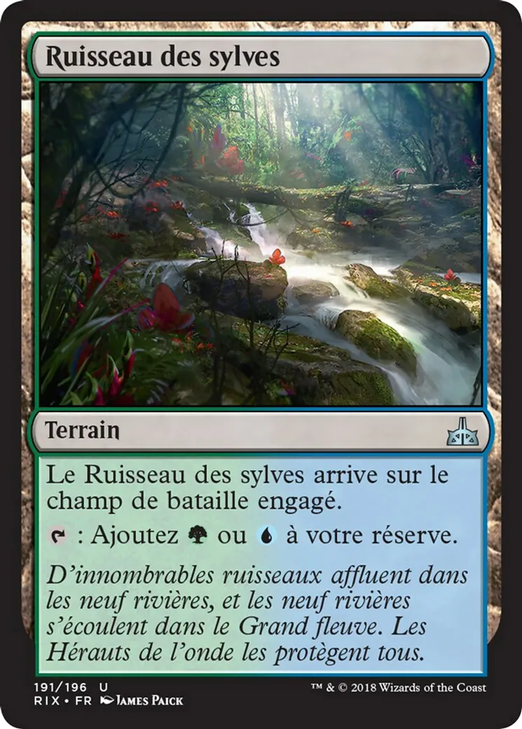 Ruisseau des sylves — Rivals of Ixalan — Magic: The Gathering