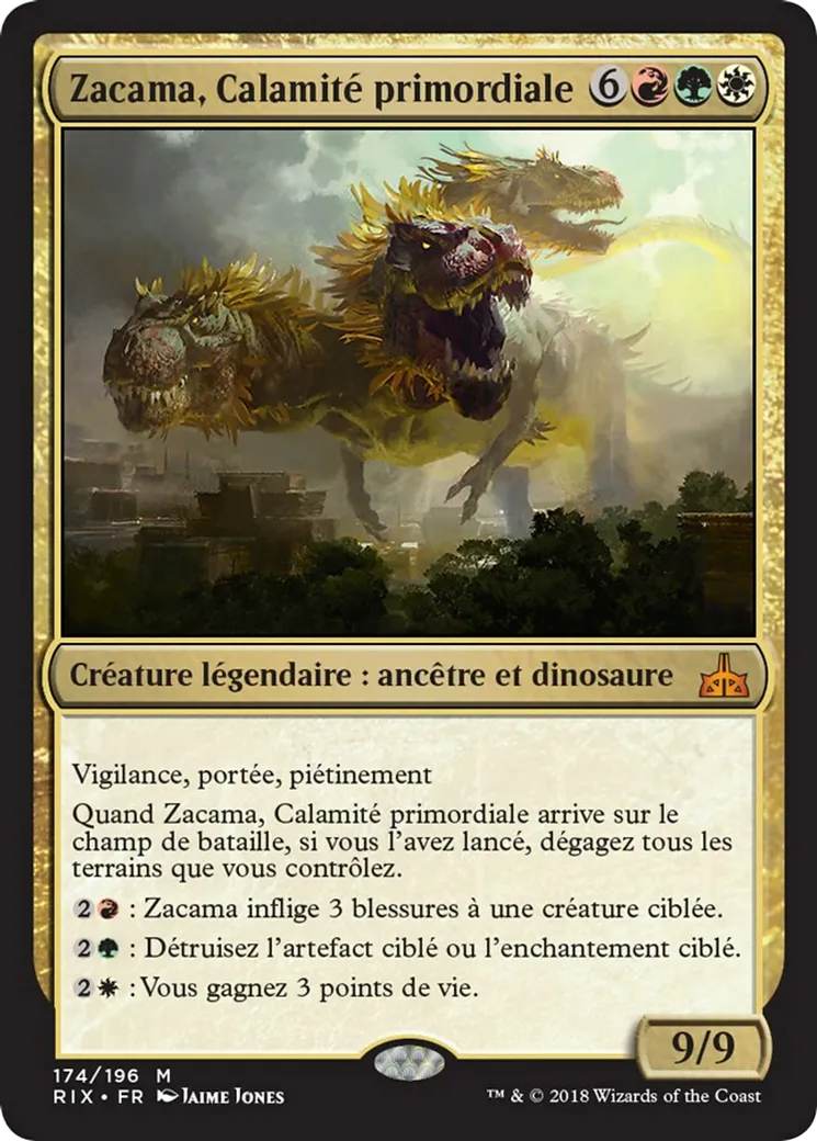 Zacama, Calamité primordiale — Rivals of Ixalan — Magic: The Gathering