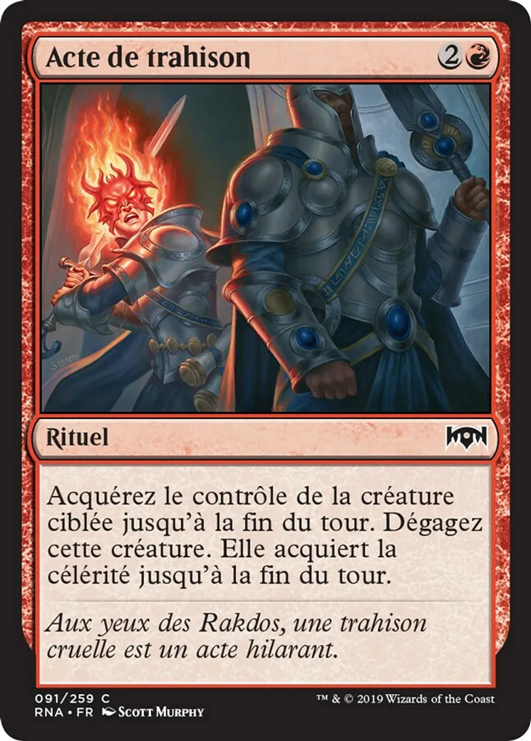 Acte de trahison — Ravnica Allegiance — Magic: The Gathering