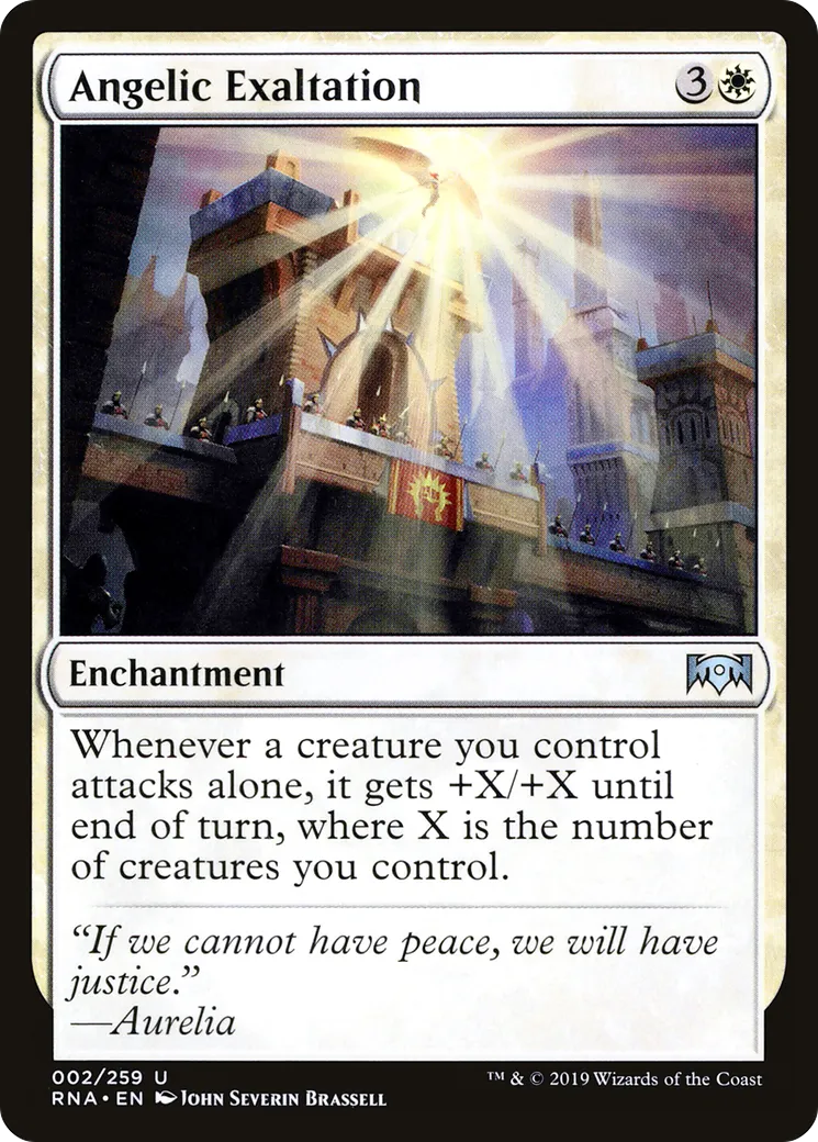 Angelic Exaltation — Ravnica Allegiance — Magic: The Gathering
