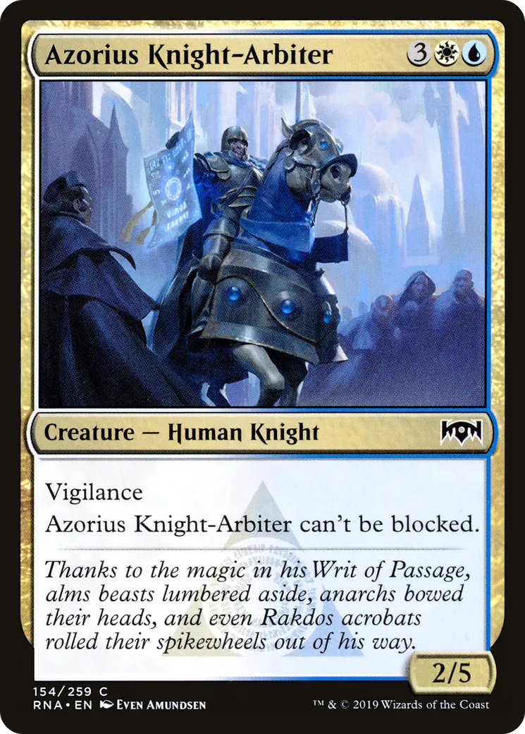 Chevalier-arbitre d'Azorius — Ravnica Allegiance — Magic: The Gathering