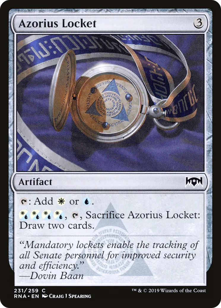 Médaillon d'Azorius — Ravnica Allegiance — Magic: The Gathering