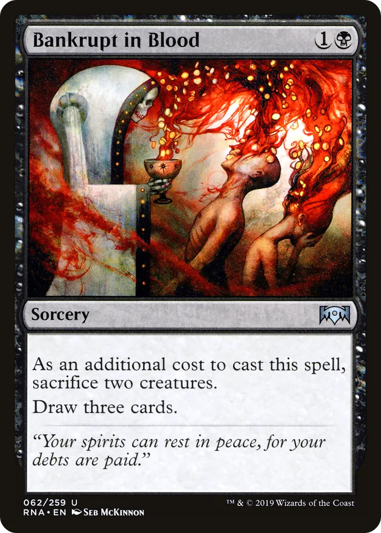 Bankrupt in Blood — Ravnica Allegiance — Magic: The Gathering