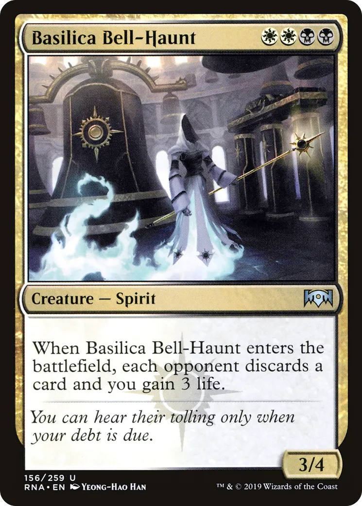 Basilica Bell-Haunt from Ravnica Allegiance - Magic: The Gathering