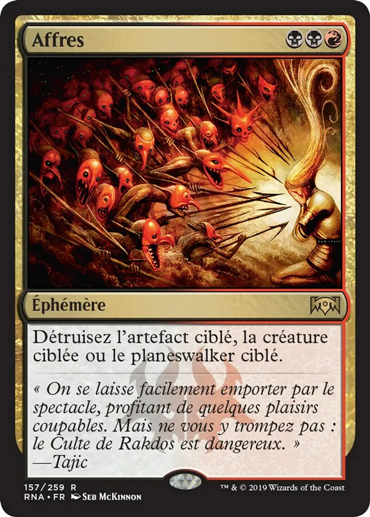 Affres — Ravnica Allegiance — Magic: The Gathering