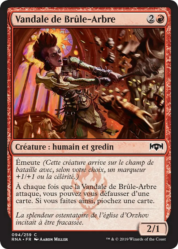 Vandale de Brûle-Arbre — Ravnica Allegiance — Magic: The Gathering