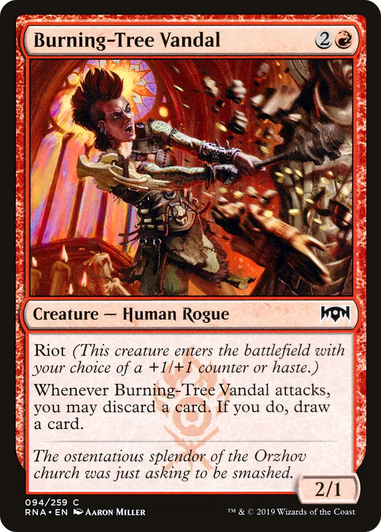 Vandale de Brûle-Arbre — Ravnica Allegiance — Magic: The Gathering