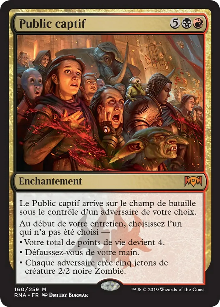 Public captif — Ravnica Allegiance — Magic: The Gathering